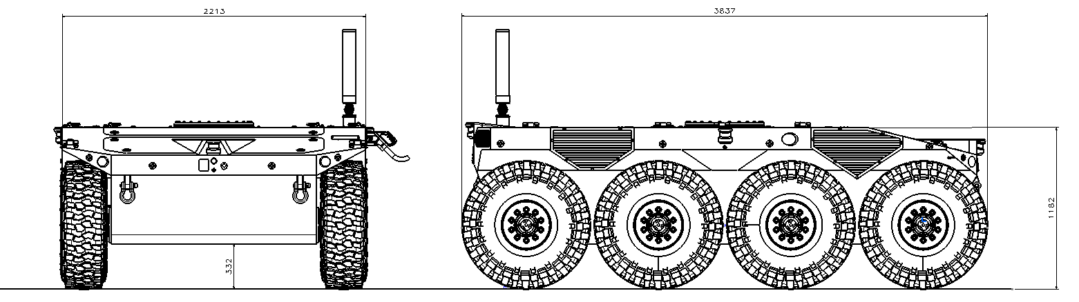 CANSIZ 8X8 Rigid