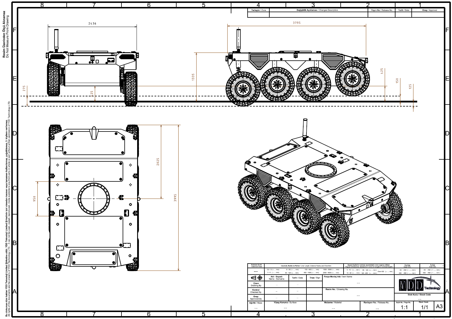 CANSIZ 8X8 Independent